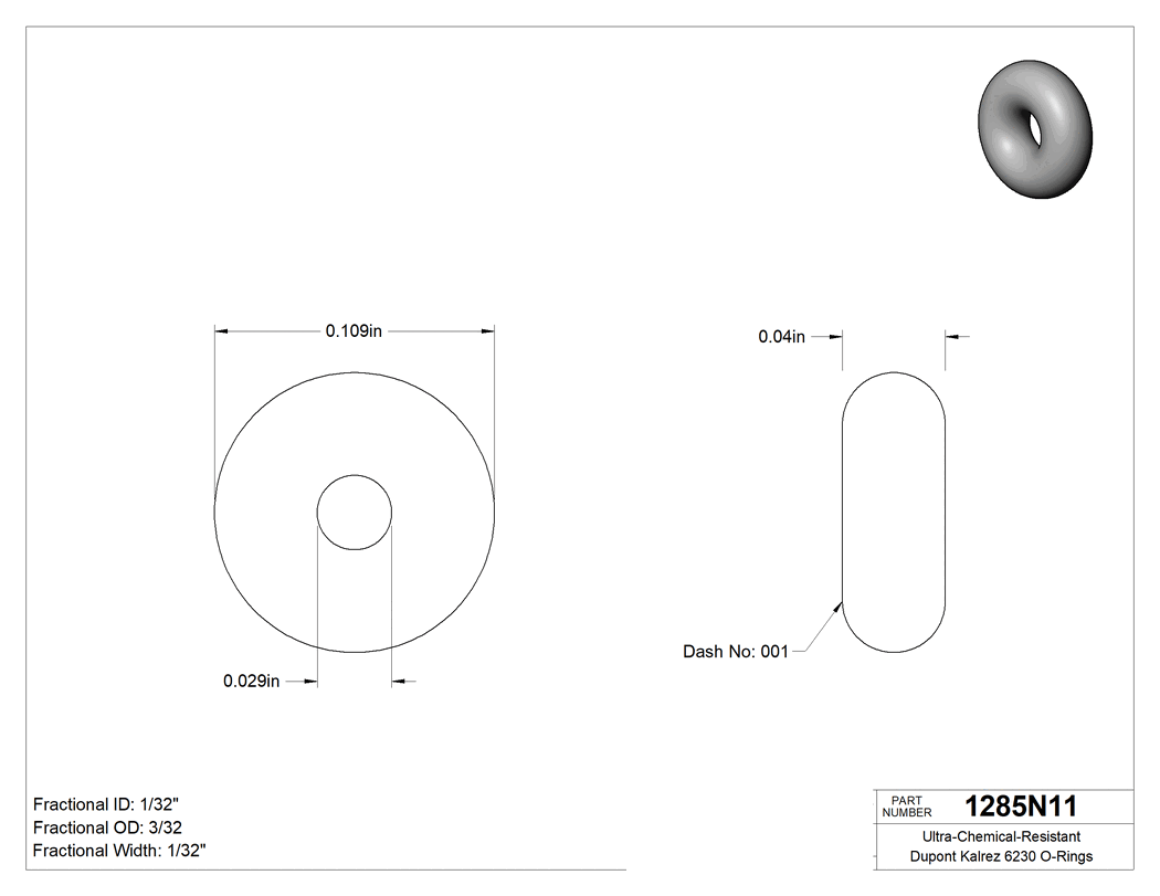 Technical drawing - 1285N11